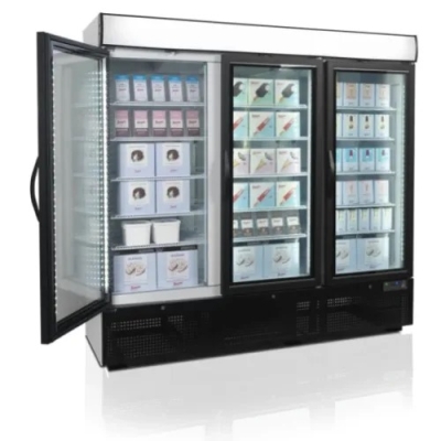 Congélateurs verticaux de vitrine XL
